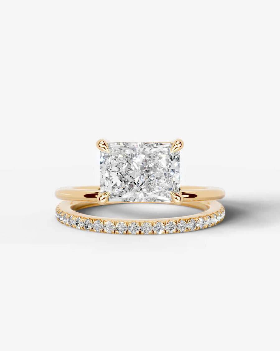 Silvana (Elongated Radiant) 18k Yellow Gold 001