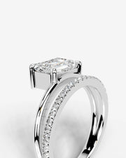 Silvana (Emerald) 18k White Gold 005