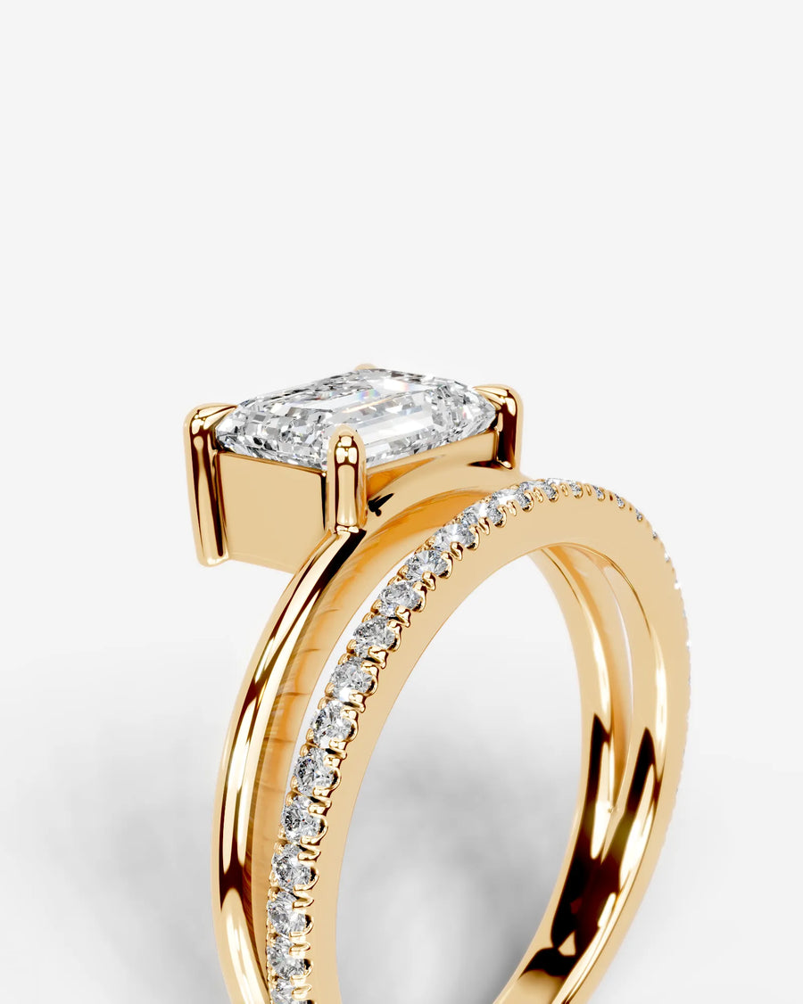 Silvana (Emerald) 14k Yellow Gold 005