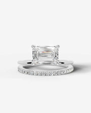 Silvana (Emerald) 18k White Gold 001