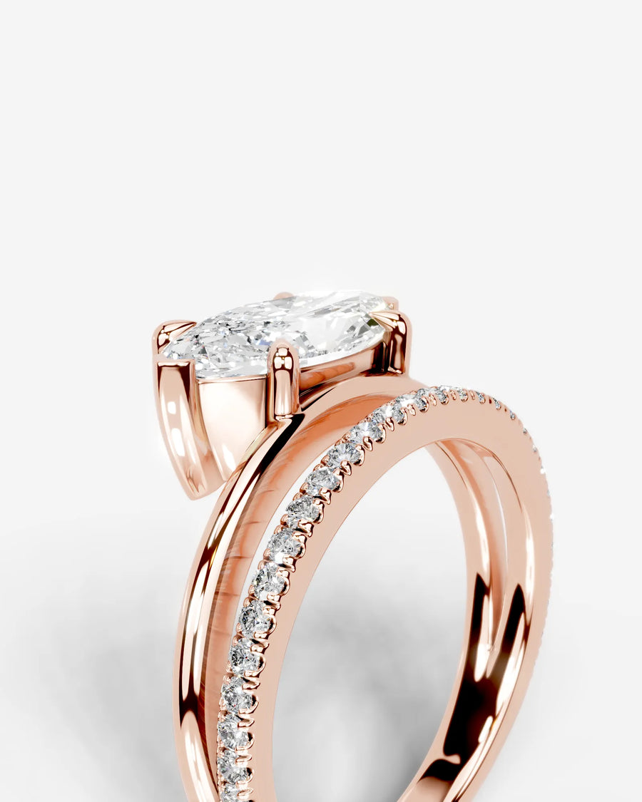 Silvana (Marquise) 14k Rose Gold 005