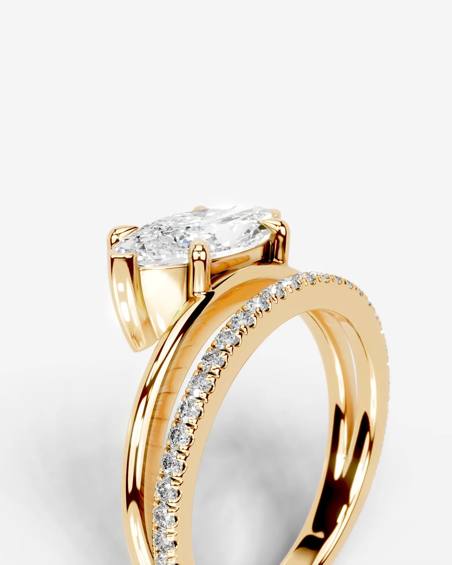 Silvana (Marquise) 14k Yellow Gold 005