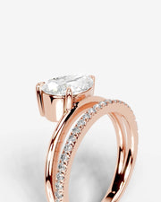 Silvana (Pear) 14k Rose Gold 005