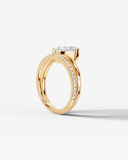Silvana (Pear) 14k Yellow Gold 004