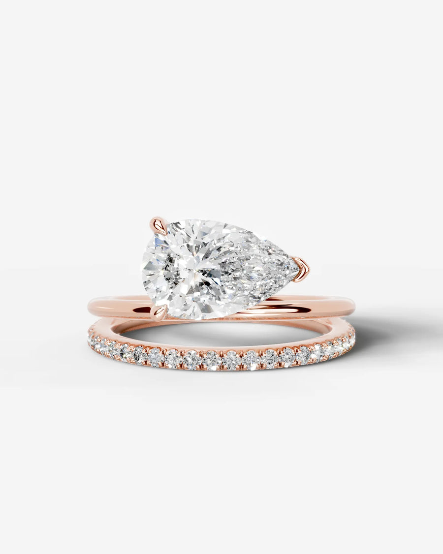 Silvana (Pear) 14k Rose Gold 001