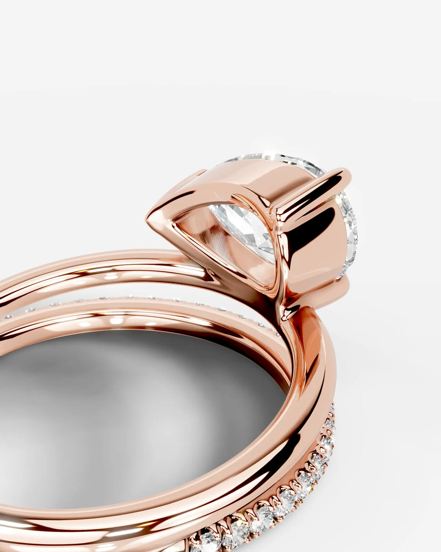 Silvana (Pear) 14k Rose Gold 002