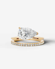 Silvana (Pear) 18k Yellow Gold 001
