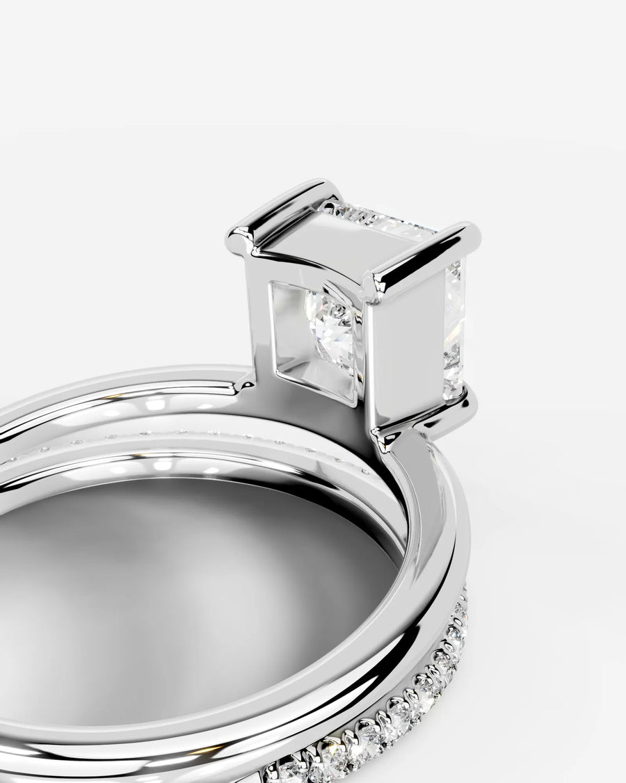 Silvana (Princess) 14k White Gold 002