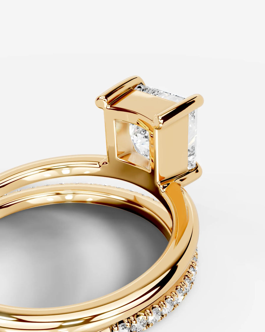 Silvana (Princess) 18k Yellow Gold 002