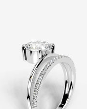 Silvana (Round) 14k White Gold 005