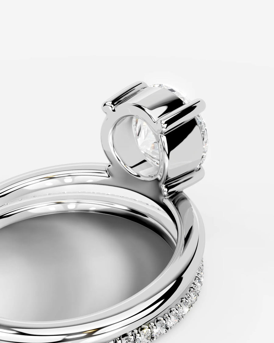 Silvana (Round) 14k White Gold 002