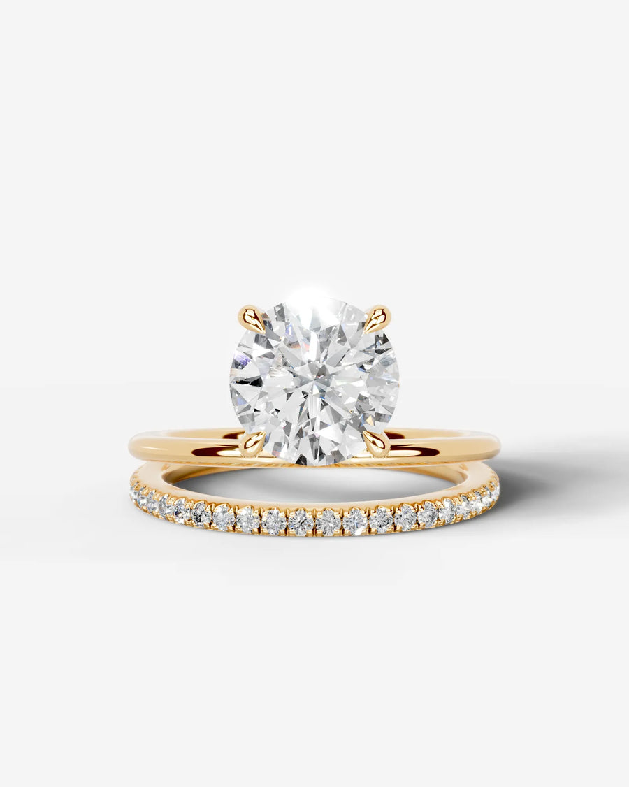 Silvana (Round) 14k Yellow Gold 001