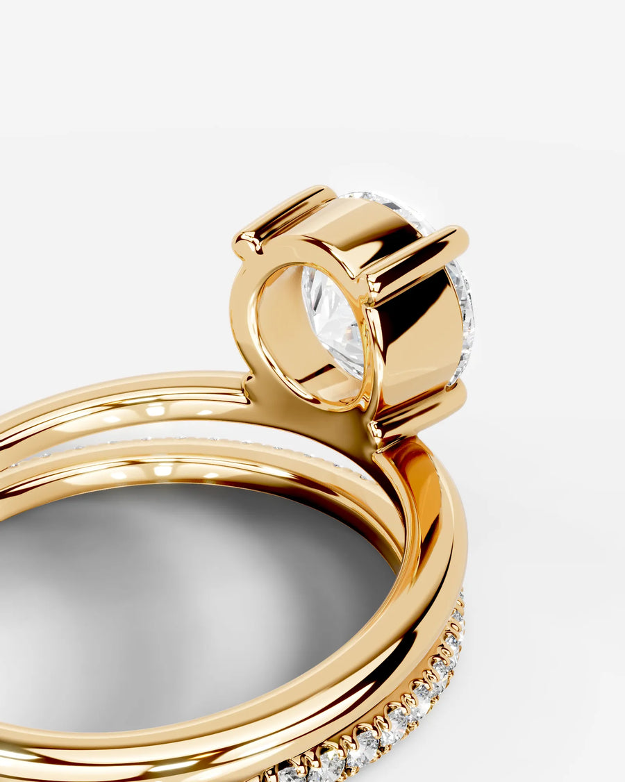 Silvana (Round) 14k Yellow Gold 002