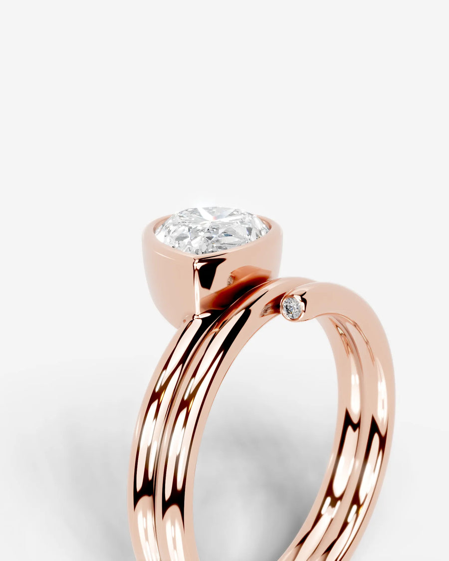 Marnie (Pear) 14k Rose Gold 005