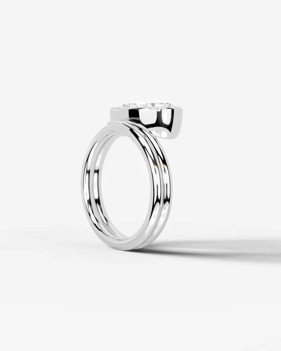 Marnie (Pear) 14k White Gold 004