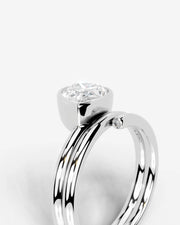 Marnie (Pear) 18k White Gold 005