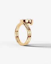 Marnie (Pear) 14k Yellow Gold 005