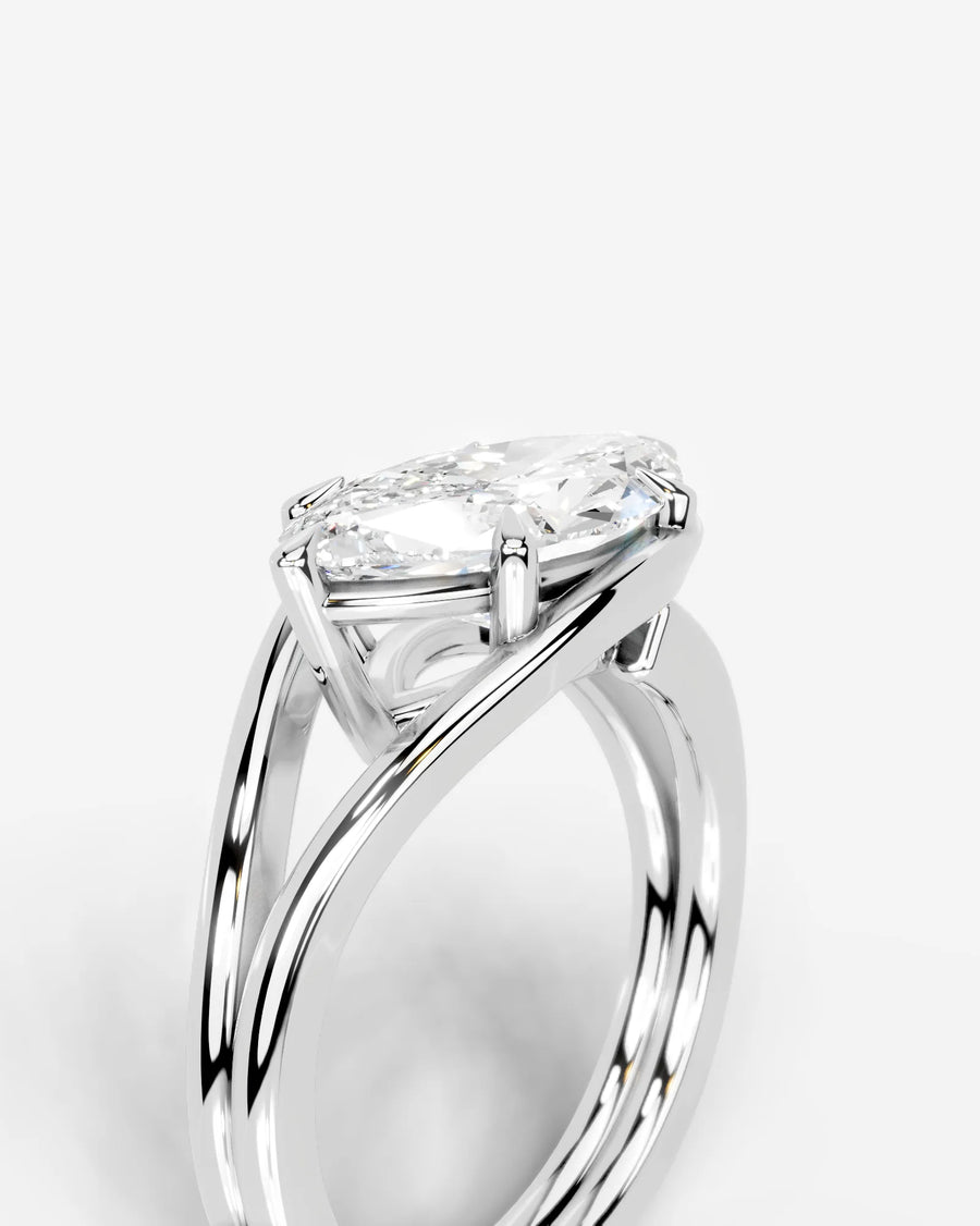 Sia (Marquise) 14k White Gold 005