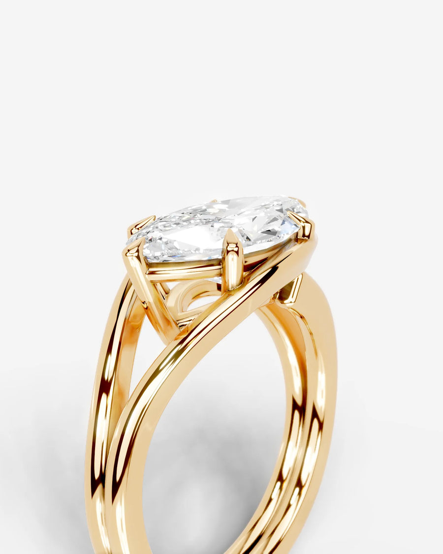 Sia (Marquise) 18k Yellow Gold 005