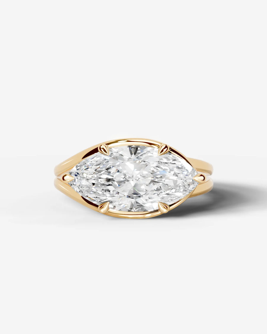 Sia (Marquise) 14k Yellow Gold 001