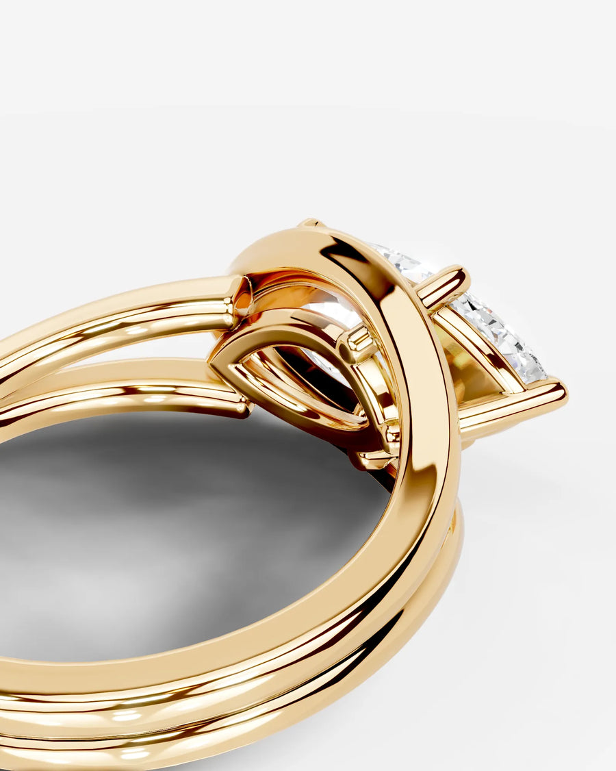 Sia (Marquise) 18k Yellow Gold 002