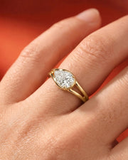 Sia (Pear) 14k Yellow Gold 006