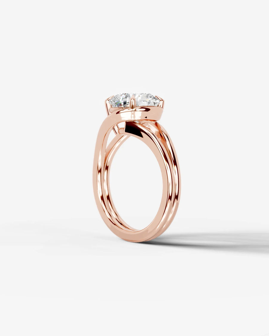 Sia (Round) 14k Rose Gold 004