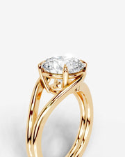 Sia (Round) 14k Yellow Gold 005