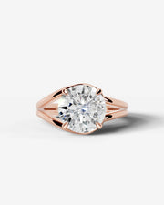 Sia (Round) 14k Rose Gold 001