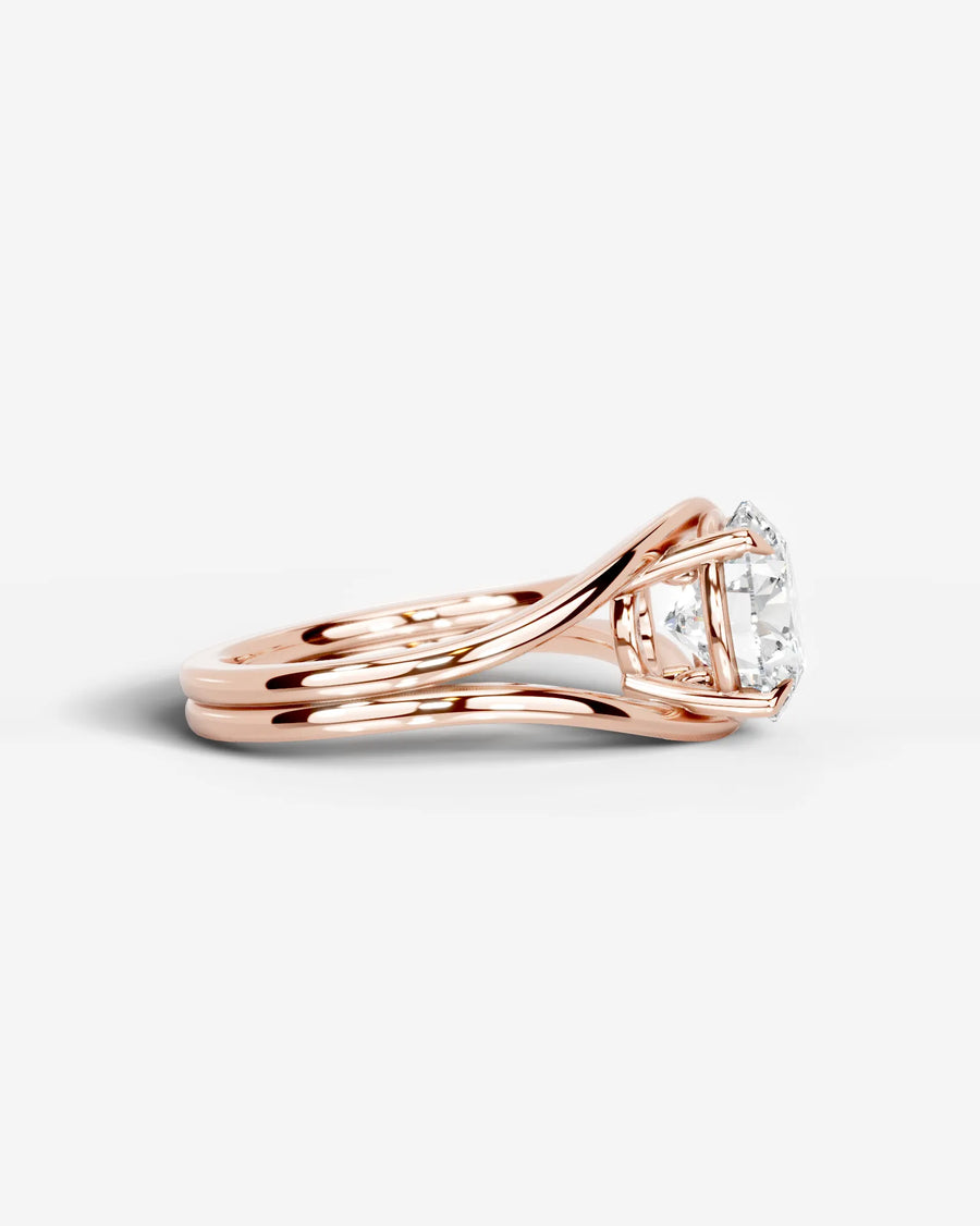 Sia (Round) 14k Rose Gold 003