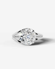 Sia (Round) 14k White Gold 001