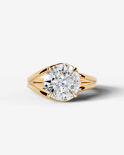 Sia (Round) 14k Yellow Gold 001