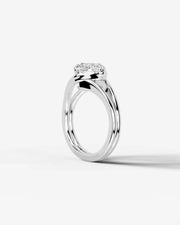 Sia (Cushion) 18k White Gold 004