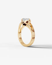 Sia (Cushion) 18k Yellow Gold 004