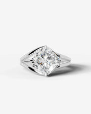 Sia (Cushion) 18k White Gold 001
