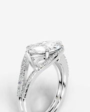 Sia Halo (Marquise) 18k White Gold 005