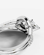 Sia Halo (Marquise) 14k White Gold 002