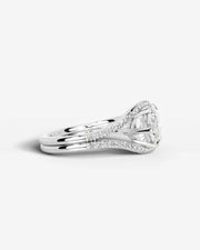 Sia Halo (Marquise) Platinum 003