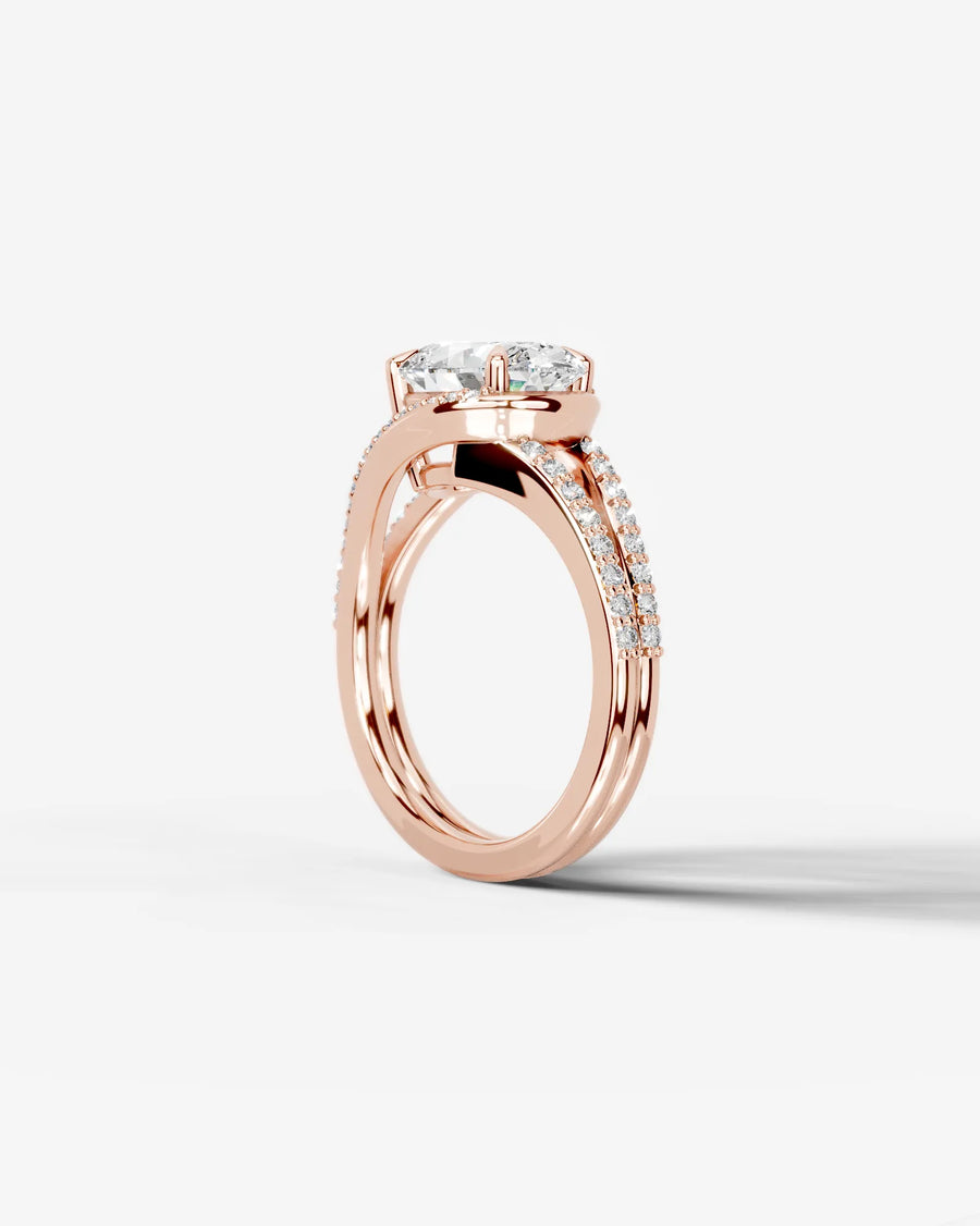 Sia Halo 14k Rose Gold 004
