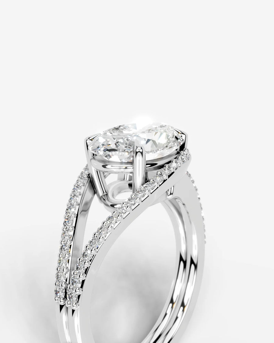 Sia Halo 14k White Gold 005