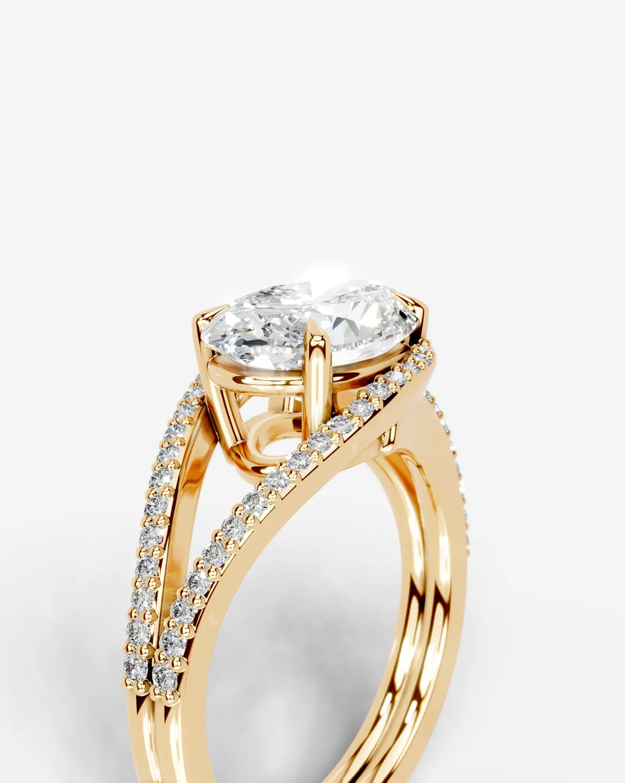 Sia Halo 18k Yellow Gold 005
