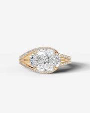 Sia Halo 14k Yellow Gold 001
