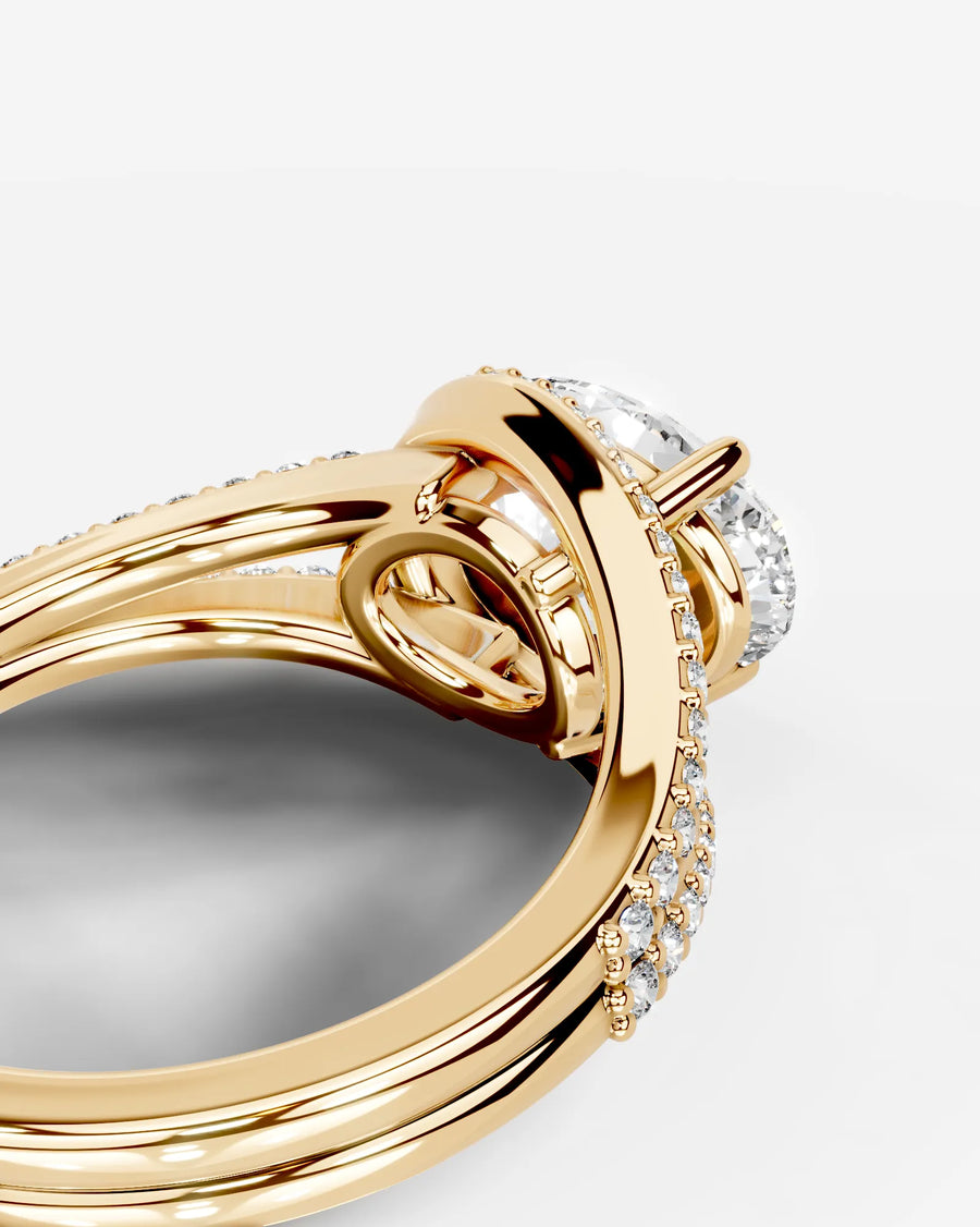 Sia Halo 18k Yellow Gold 002