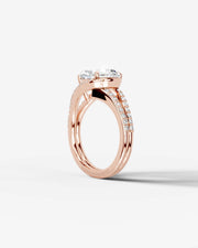 Sia Halo (Pear) 14k Rose Gold 002