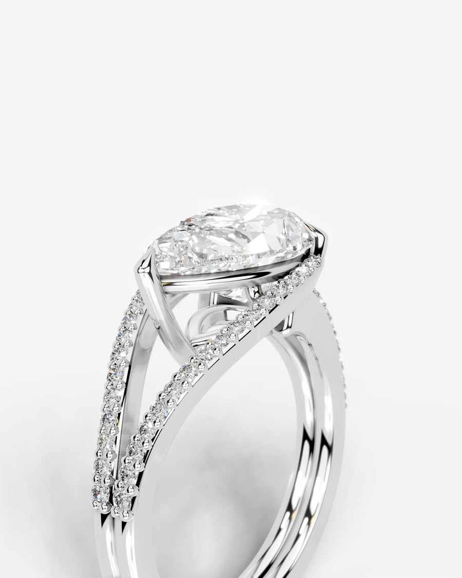Sia Halo (Pear) Platinum 003