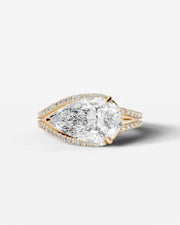 Sia Halo (Pear) 18k Yellow Gold 001