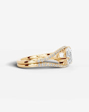 Sia Halo (Pear) 14k Yellow Gold 004