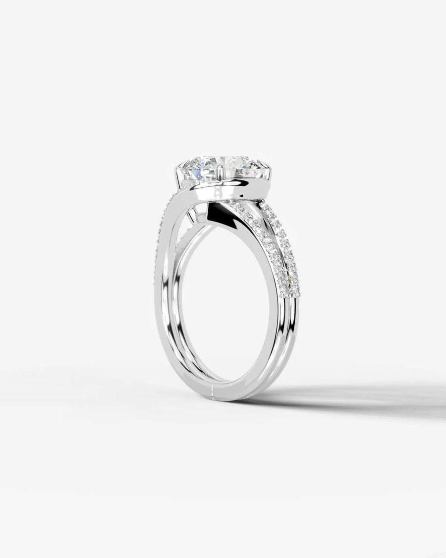 Sia Halo (Round) Platinum 004