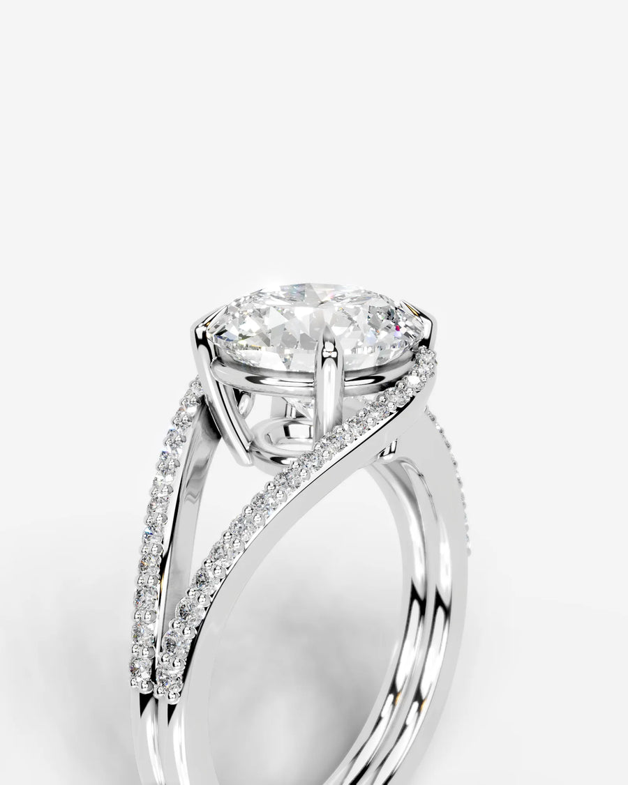 Sia Halo (Round) 18k White Gold 005