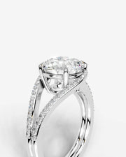 Sia Halo (Round) Platinum 005